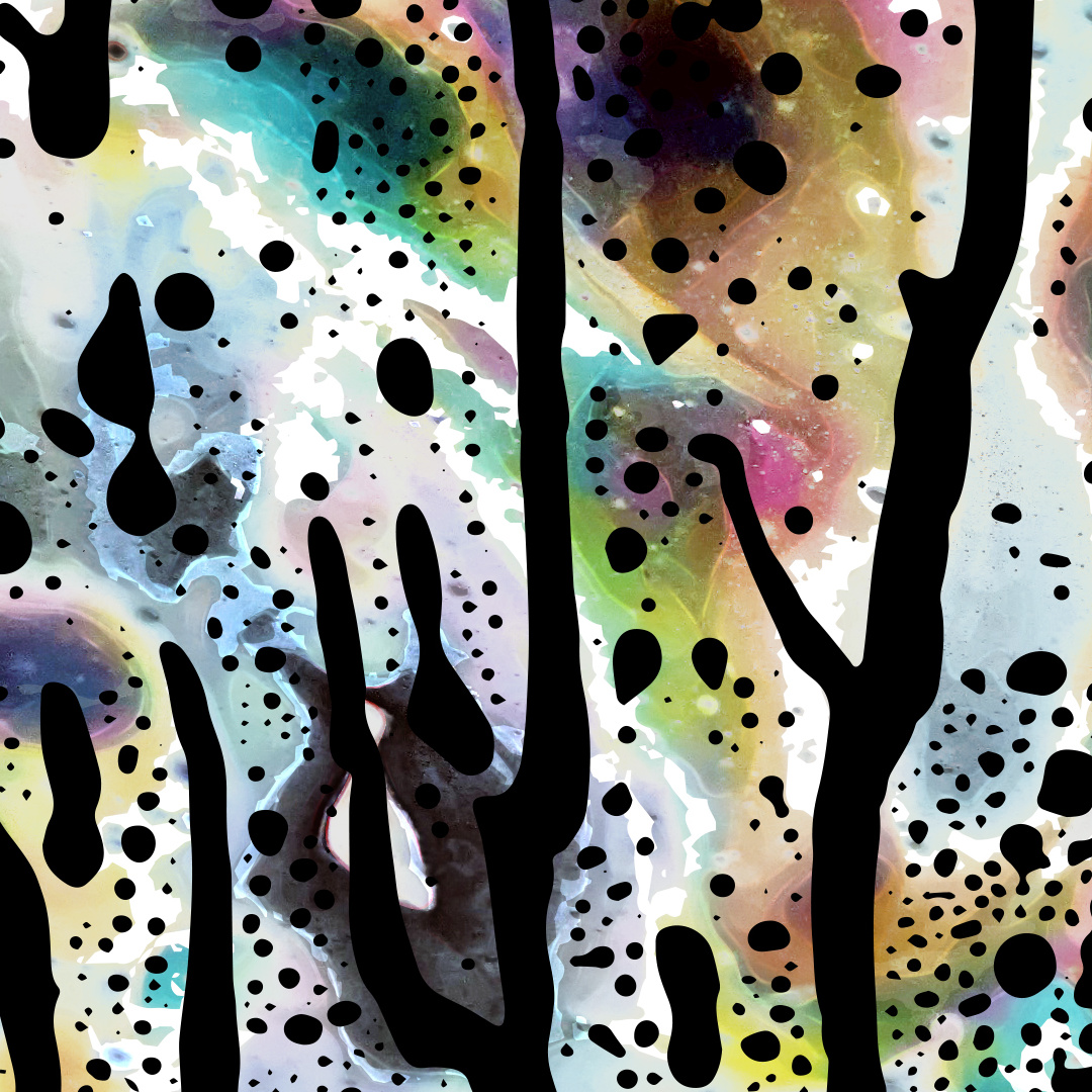 Detail view of Artist Series - A night walk in a San Salvador cactus patch