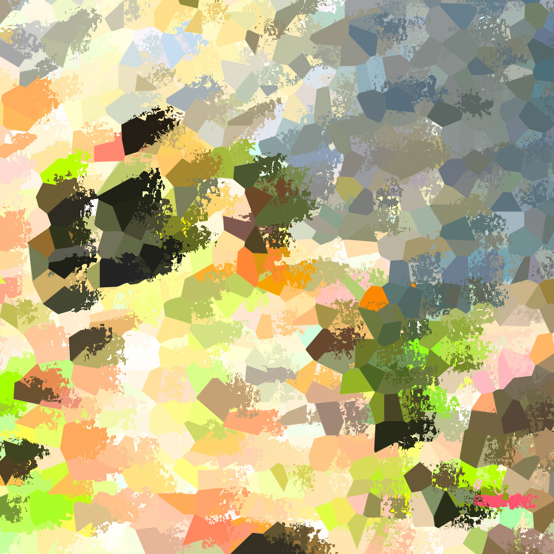 Detail view of Raven Run, April 2008 Abstract 2