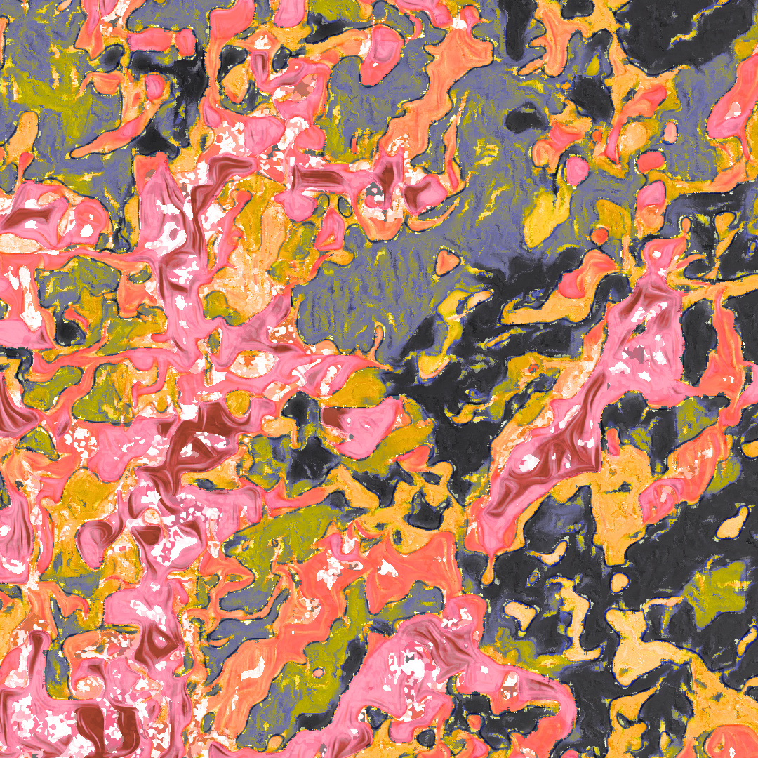 Detail view of Row of Six pt 1 - Sand and Oil