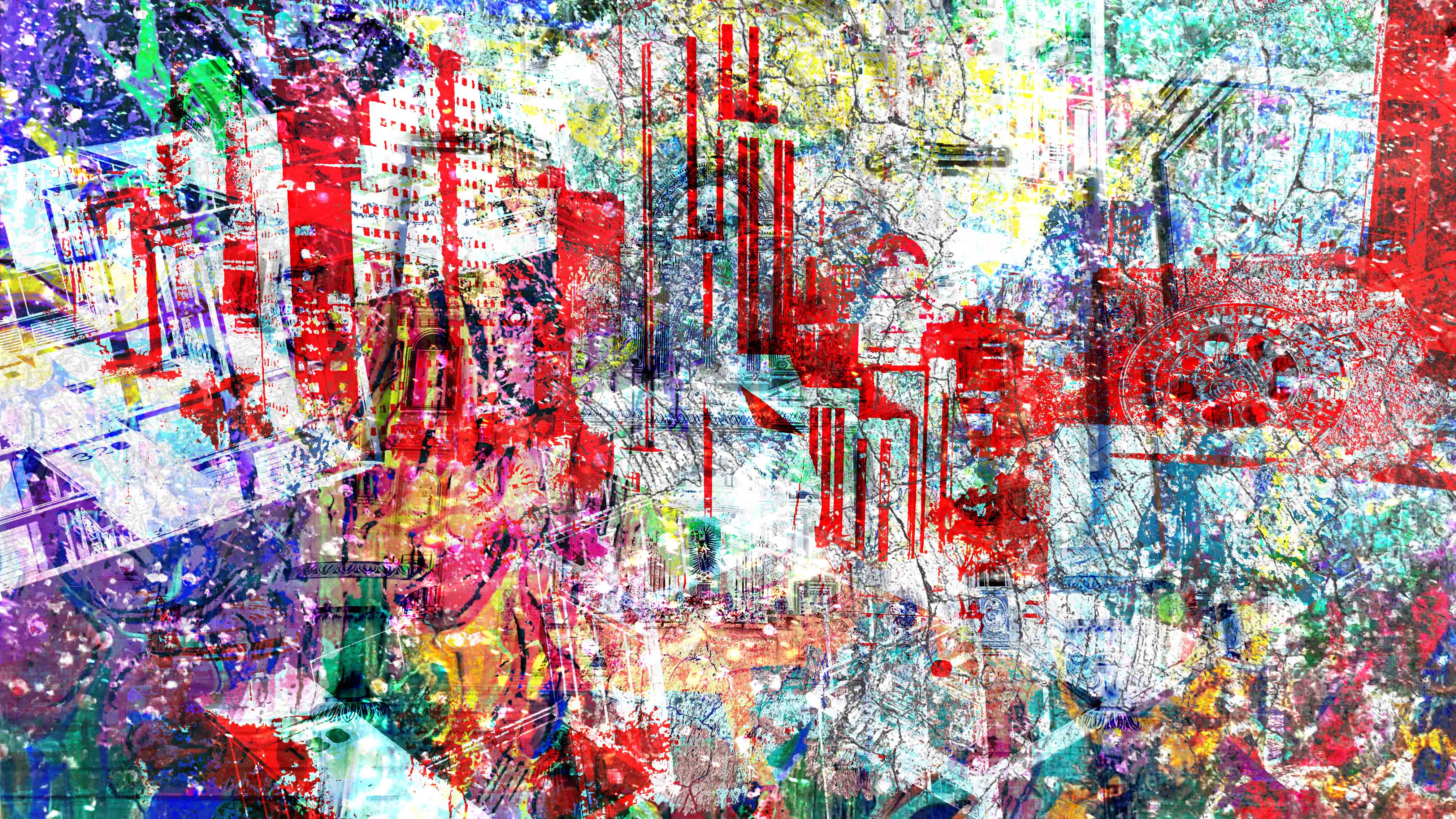 A collection of colors, shapes, and textures from Mexico City during Holy Week 2023