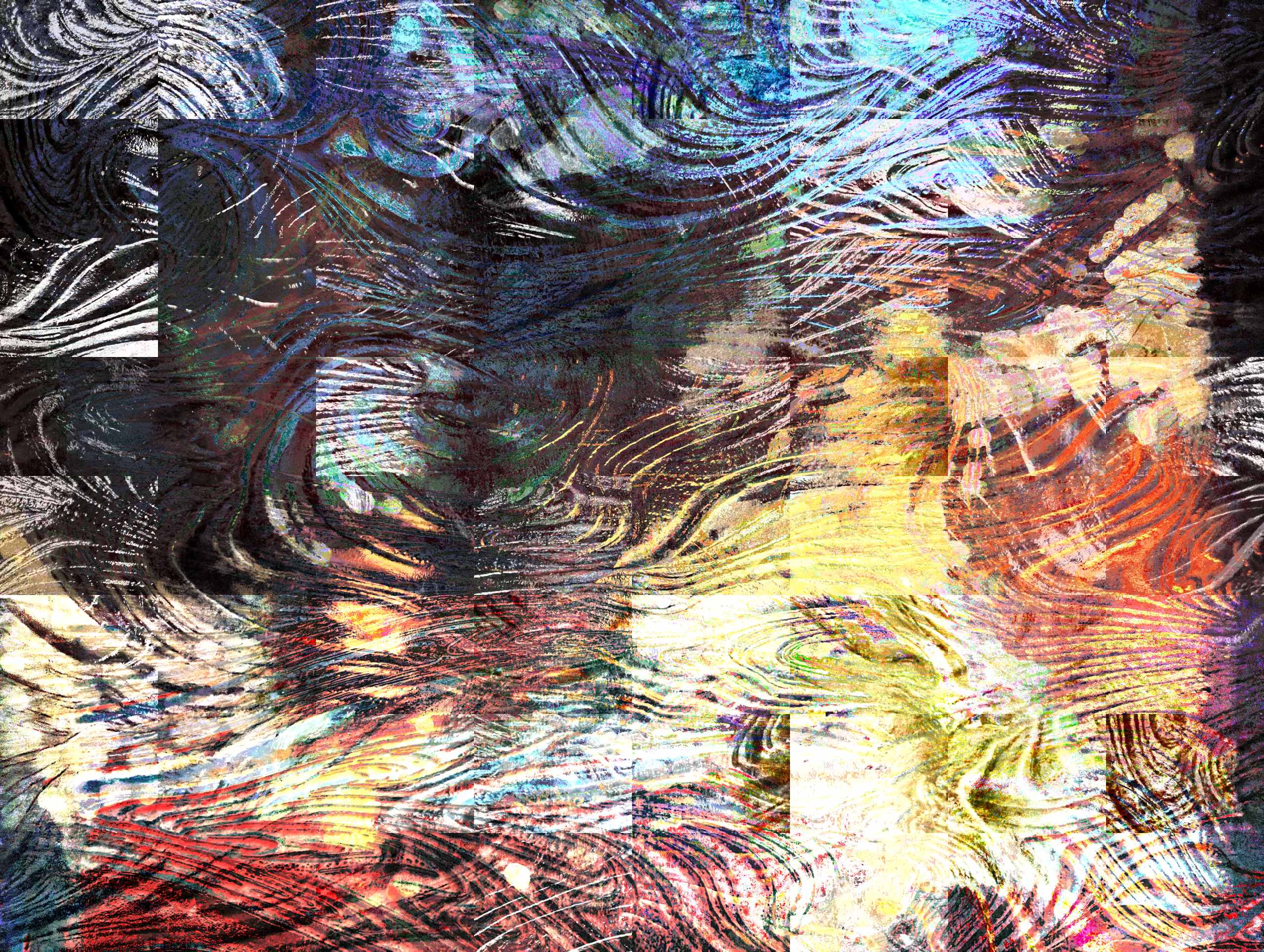 Pressed glass ridges reimagined as vinyl grooves, opacity as a field of visual noise
